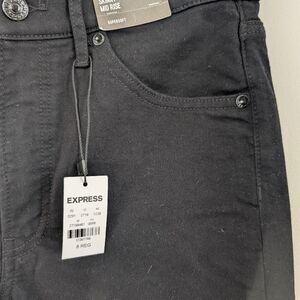 Express Men's Dark Gray Skinny Jeans